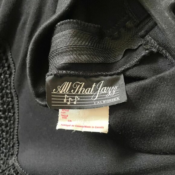 90s Black Western All that Jazz Dress - Picture 5 of 7